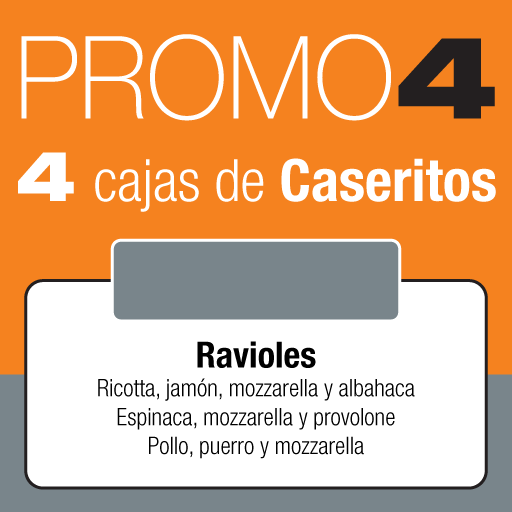 Promo 4 cajas de Caseritos