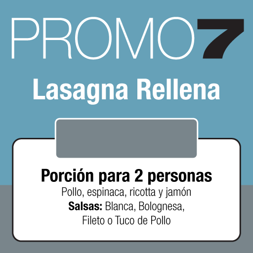 Promo Lasagna con salsa