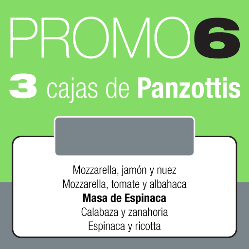 Promo 3 cajas de Panzottis